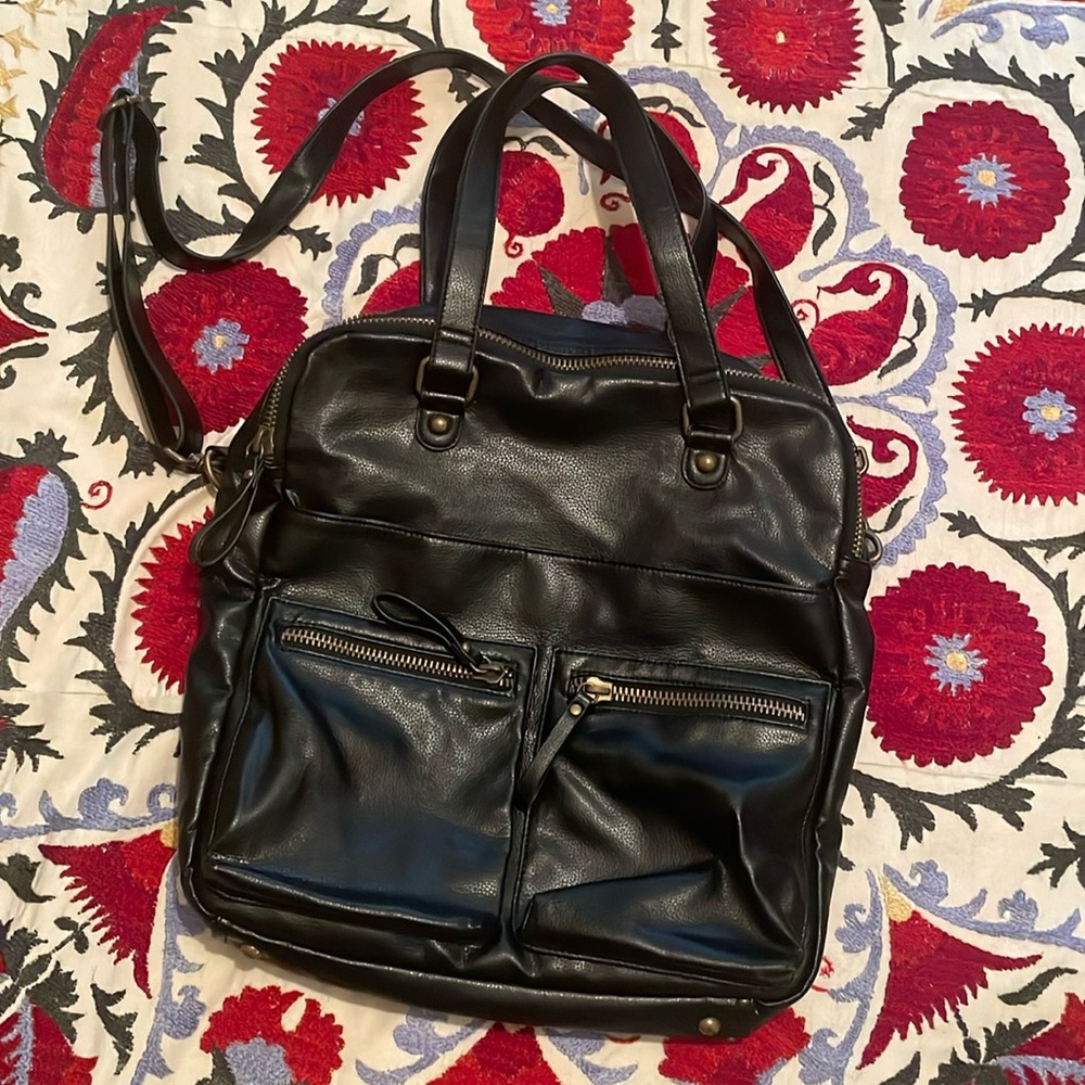 Faux Leather Tote Bag - Target